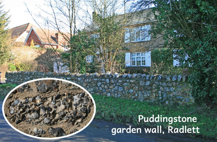 Puddingstone Hertfordshire Puddingstone is a naturally occurring rock