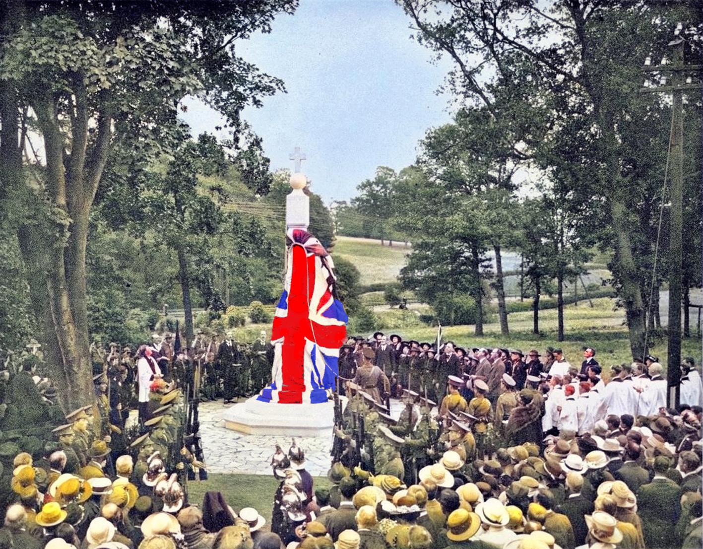 Colourised from an original photograph: Graham Taylor  - Armistice Centenary -  Radlett & District Museum